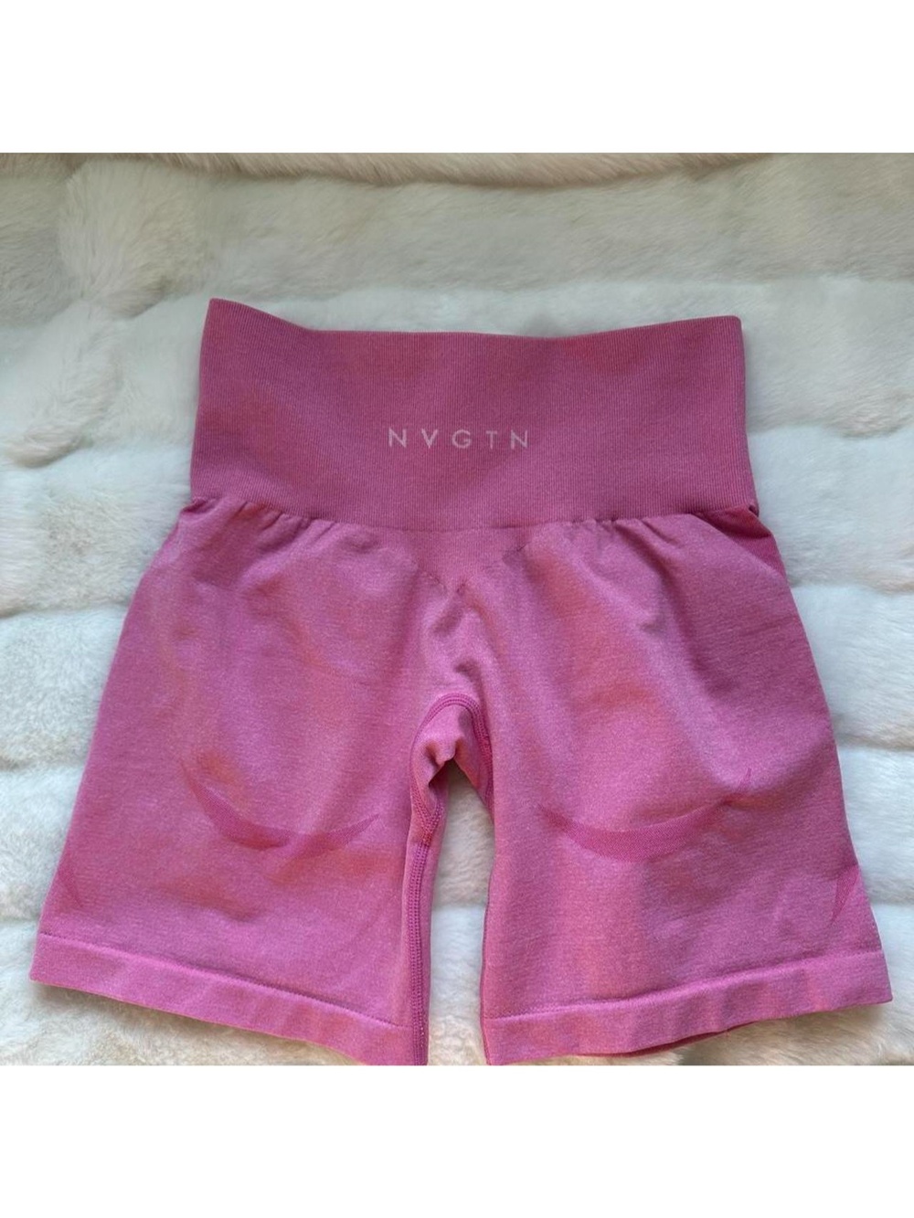 pink NVGTN workout shorts